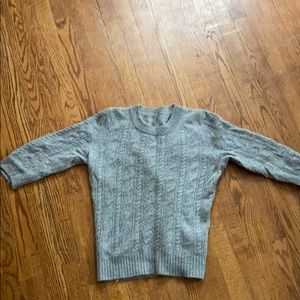 grey cashmere sweater